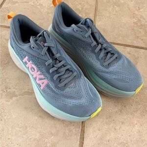 HOKA Women's Blue Running Shoes Bondi 8